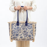 Sac fourre-tout bohème rétro sac à bandoulière sac à main à fermeture éclair grande capacité toile été